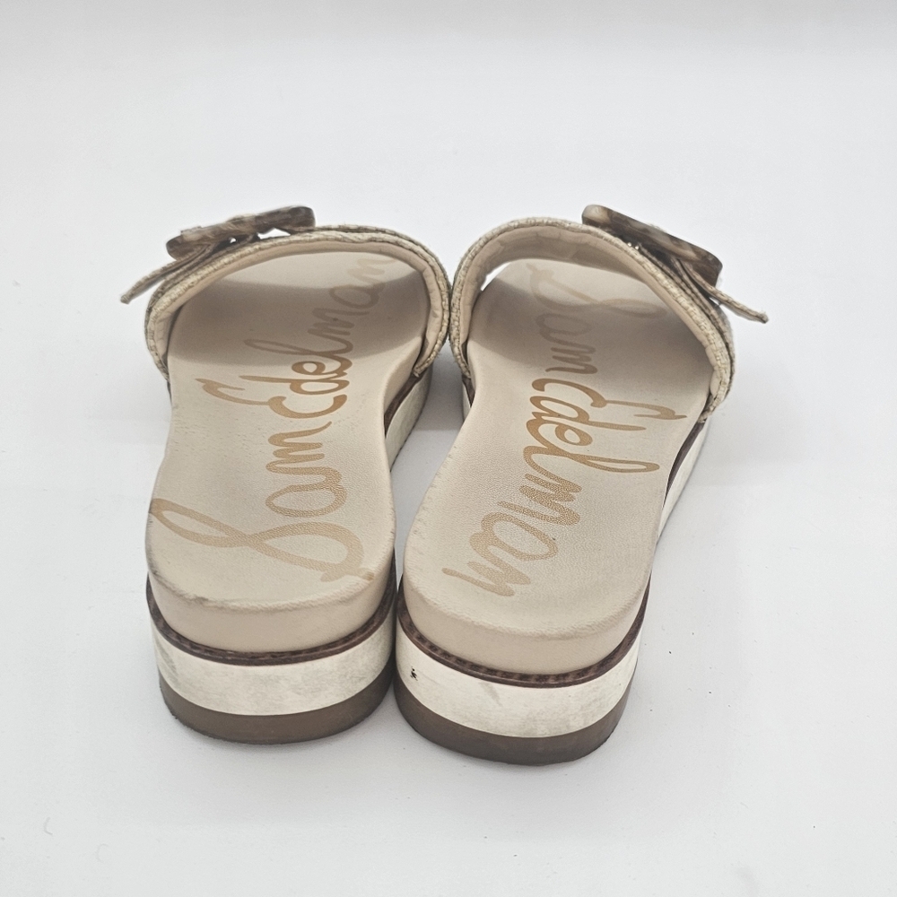 Sam Edelman Ariane Platform Sandals Eggshell Size 9.5 – Preowned - Picture 7 of 12